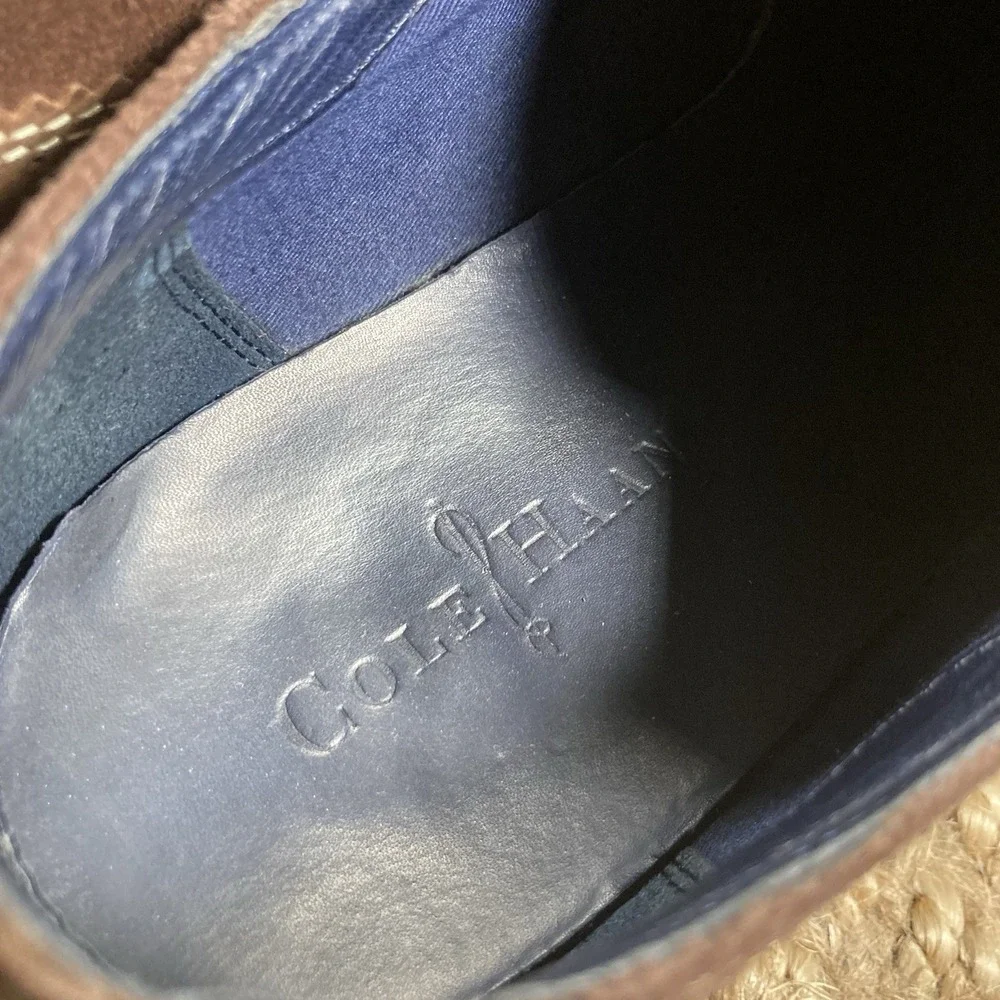 Cole Haan Chukka Dress‎ Boot Tan Sz 10.5 M Leather